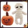 Halloween Plush Toys Zombie Mummy Pumpkin Doll Heavy Toys Cartoon Stuffed Plushie Holiday Gift Children's Doll Halloween Gifts