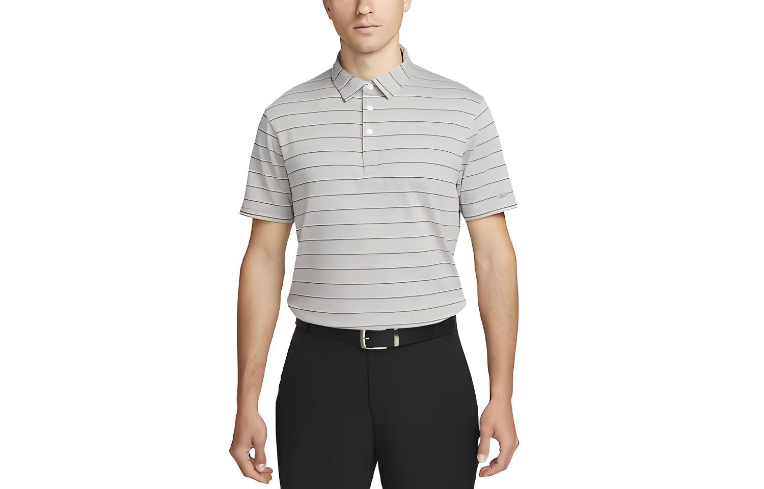 Nike Polo Shirts Men s Light Gray Polo Collar Moderate Straight Fit DH0891-003 XXL