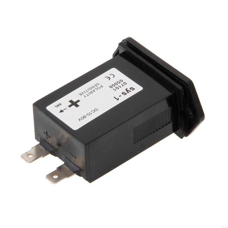 2025 New DC10V-80V Portable Engine Gauge Hour Meter for Motorcycle Boat Engines Counter