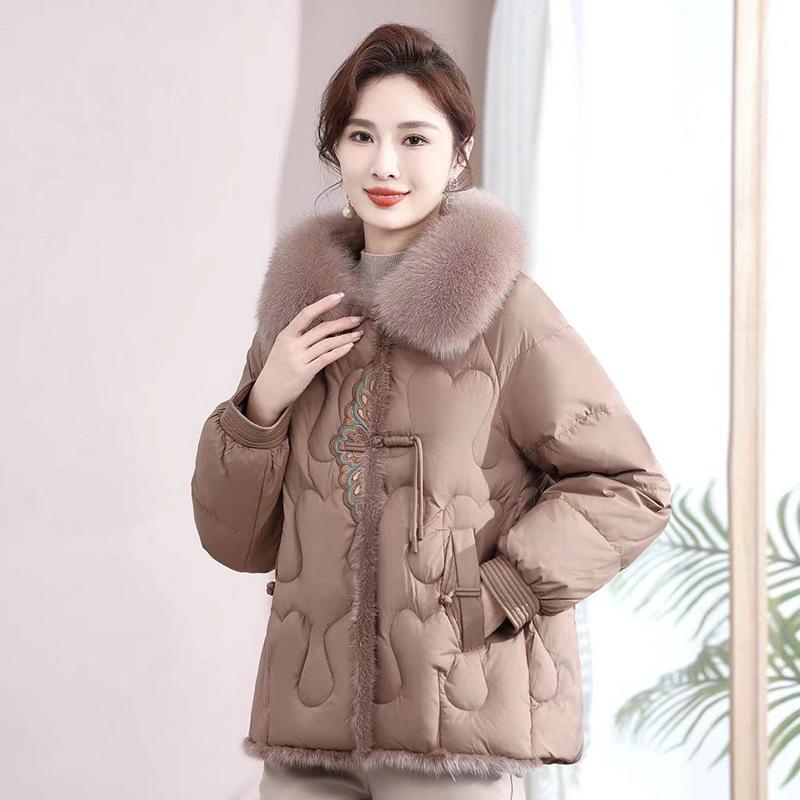 Winter Coat, Down Jacket Cotton Jacket Trendy New Style Women's Clothing with Added Cotton Thick Cotton Jacket Cotton Jacket