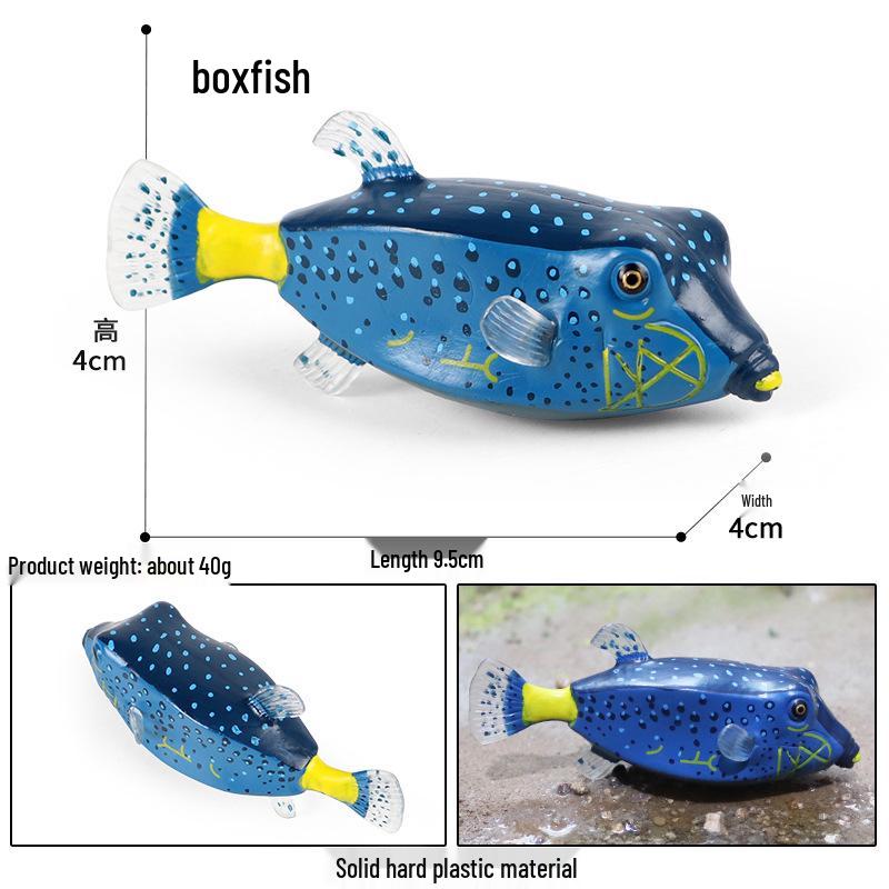 Ocean Wildlife Simulation Toy Set: Sea Turtle, Shark, Whale, Sea Lion, Tiger Shark, Manta Ray, Seal, Grouper.