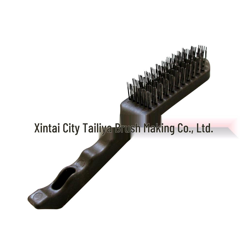 Stainless Steel & Copper Wire Brush for Rust Removal and Kitchen Cleaning