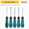 Multi-Shaped Screwdriver Set: Triangle, U, Y, Inner Cross, and Three-Edged Heads for Household Use