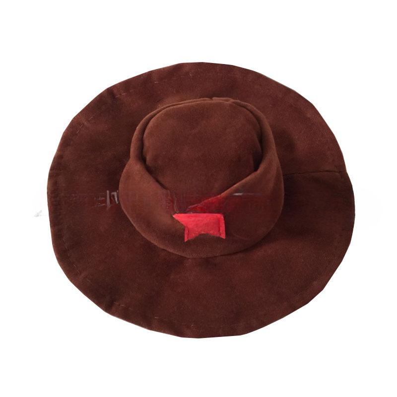 Halloween Pet Dog Costume, Funny Transformation Costume, Standing Costume, Western Cowboy Hat Dog Costume