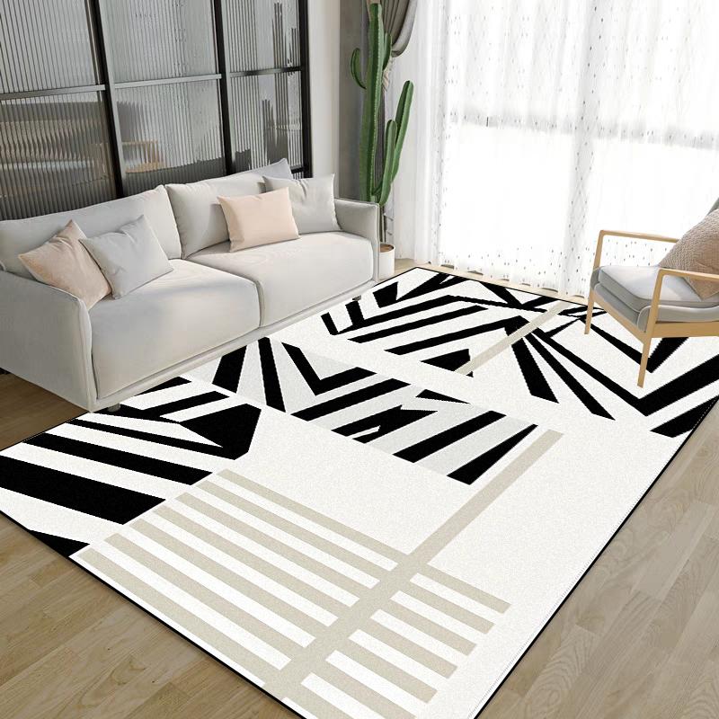 Modern Abstraction Rug Living Room Decoration Luxury Light Carpet Large Area Bedroom Comfortable Soft Mat Non-slip Lounge Rug