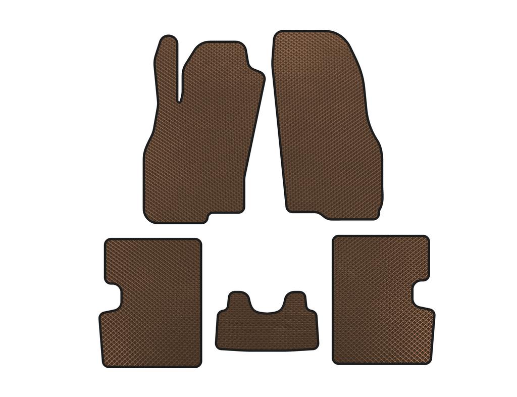 EVA Mats (HB, 5-door, Pre-facelift, Brown) for Fiat Punto Grande/EVO 2006-2018