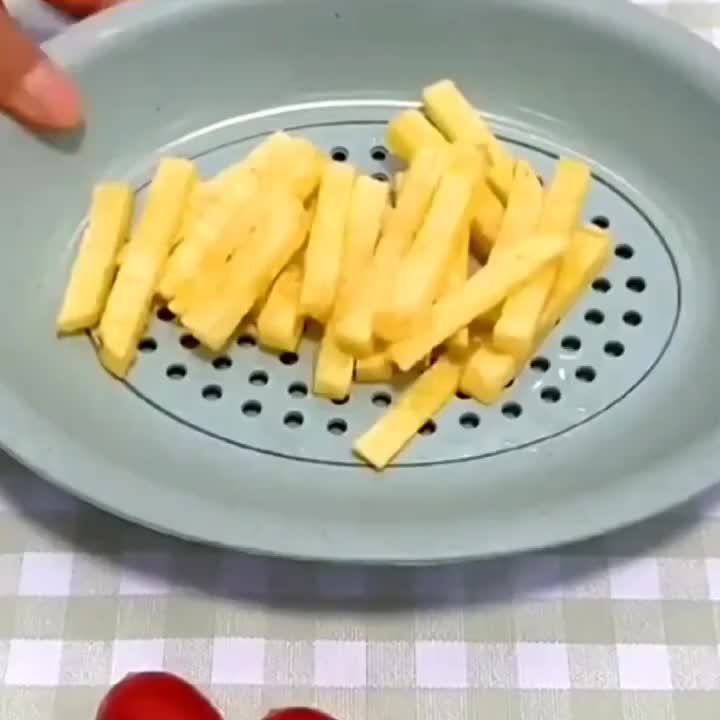 1pc White Electric French Fry Cutter , Multi Functional Potato Slicer with Grater Plate, Kitchen Gadget