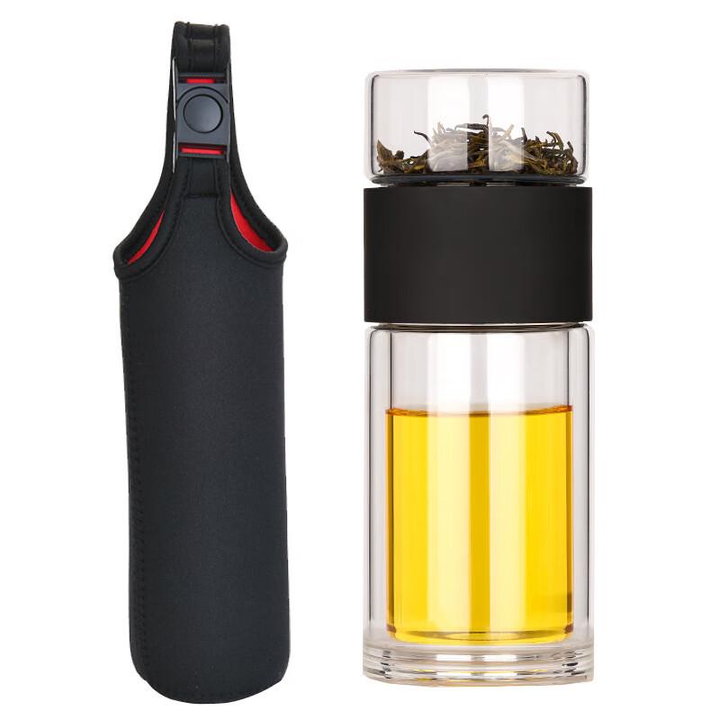 Shuixi Tea Separation Double-Layer Glass Mug
