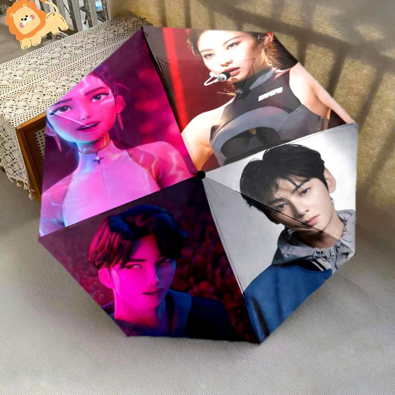 Empowerment Unity Action Folding Umbrella Suitable for All Seasons Umbrella Umbrella Umbrella Sun Umbrella