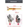 ZSDTRP Easy Adjustable Fuel Mixture Screw CNC Air Fuel Mixture Screw For Motorcycle PWK21 24 26 28 30 32 34mm Carburetor