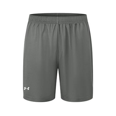 Shorts de sport unisexes à séchage rapide, respirants, tricotés, de couleur unie, à taille élastique, gris 23500203-012