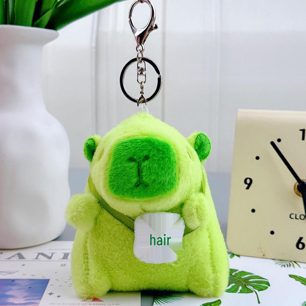 Pingente Capivara Chaveiro de Pelúcia - Presente de Aniversário Boneca de Pano