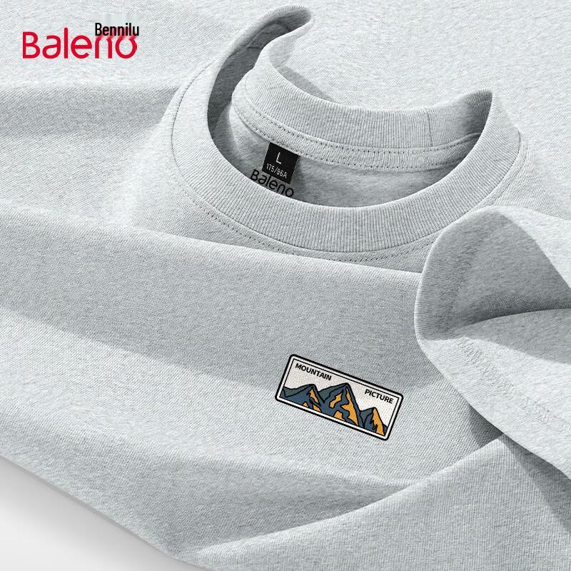 Baleno Men's Simple Mountain Series Short Sleeve T-shirt