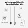 Smooth Writing and Drawing Styluses Nibs for Tab S 6/7/7+/8/9 S23 NOTE10 20 Tablet , Plastic & Metal Tips with Clip