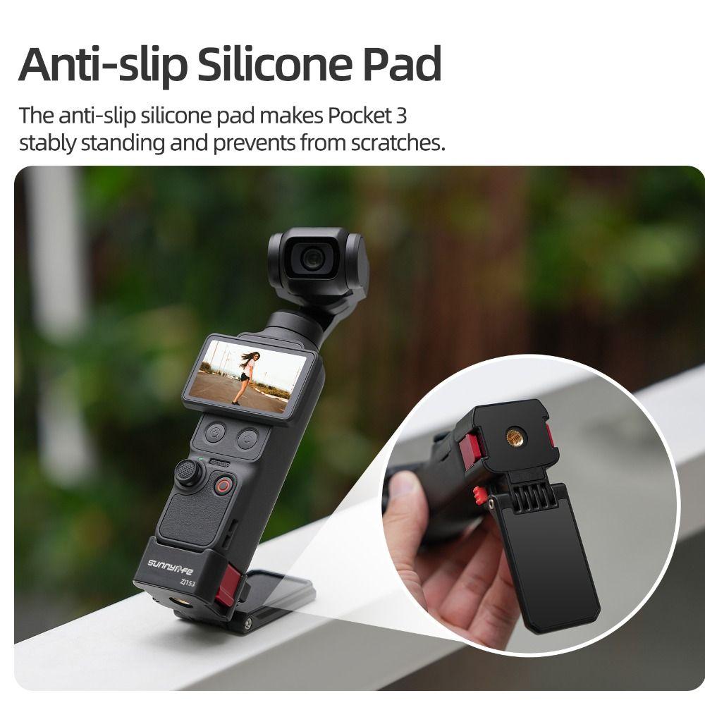 DJI Osmo Pocket 4 3 Kamera Aksesuarları için Hızlı Çıkarılan Manyetik Klips Montaj Standı Braketi