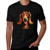 Colorful And Funny Dog Mutt Tshirt Casual Lightweight Short Sleeve Top