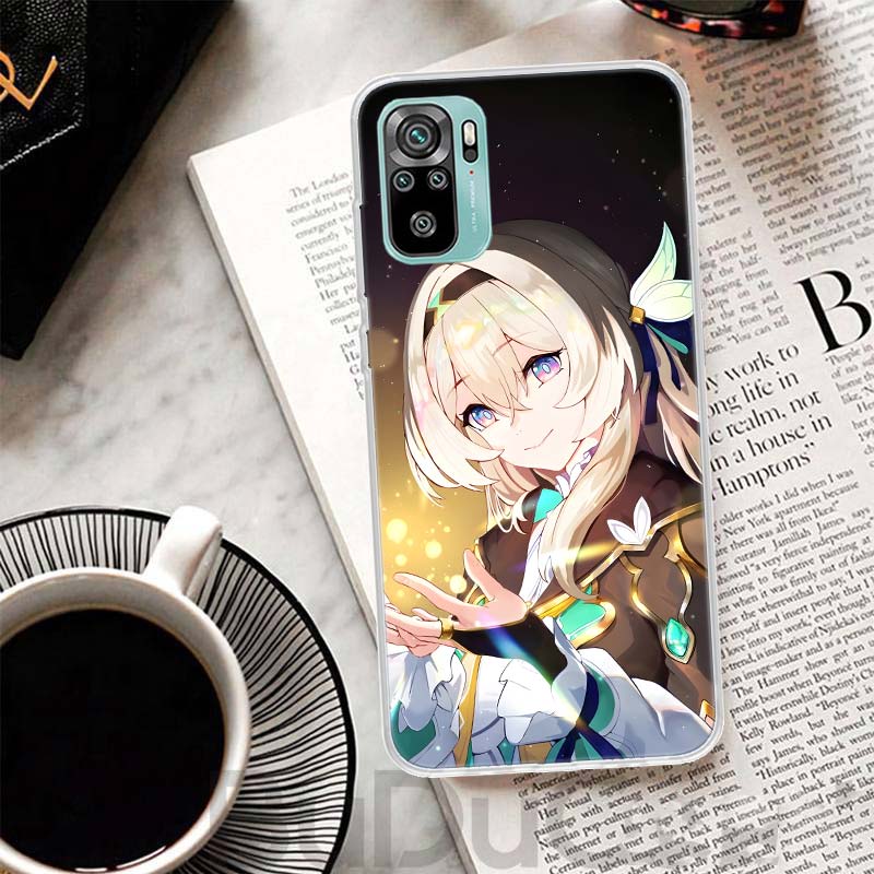 Coque Honkai Star Rail Firefly Pour Xiaomi Redmi Note 10 9S 9 8T 8 Pro 7 5 Mi 9T 10T 11T 12T 11 12 Lite 12X A3 A2 A1 Impression Coque