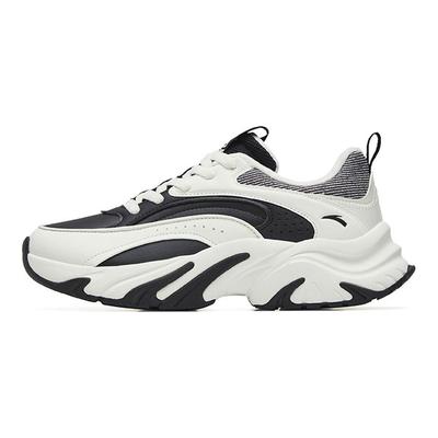 Low Top Sports Casual Shoes Women Sneaker Black White 122248887-4
