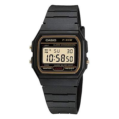 Unisex Quartz hodinky CASIO F-91WG-9 Black – cenově dostupné klasické hodinky Casio [importováno]