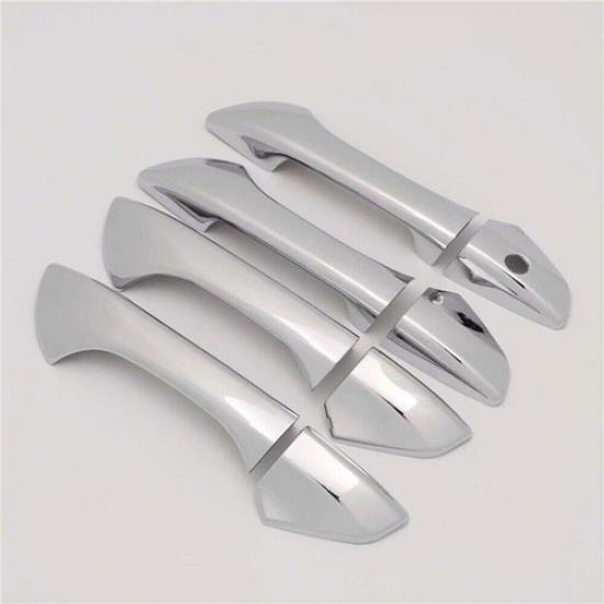 For 08-12 Honda Accord Sedan Chrome Silver Exterior Side Door Handle Covers Trim