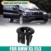 Fit for BMW X5 E53 Door Lock Lever Button Cover Trim Ring 51418408567 Accessories