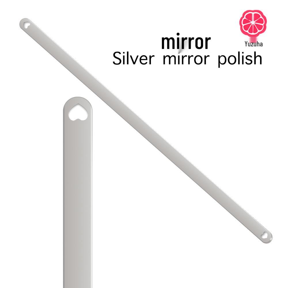 Available C-Shaped Open Cuff Bangle, Brushed & Mirror Finish, Stainless Steel, DIY Engravable, Multi-Size.