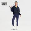 Benlai Women's Loose Casual Half-Zip Sweatshirt