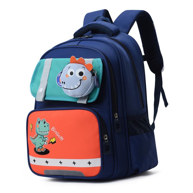 

Универсальный водонепроницаемый рюкзак с животным принтом, отлично подходящий для школы для мальчиков и девочек Navy Blue