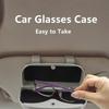 Glasses Holder Magnetic Car Sun Visor Glasses Case Organizer Storage Box Holder Visor Sunshade Car Holder for Sunglasses