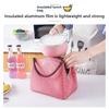 Bolsa de Almoço Bolsa de Mão para Mulheres Bolsa Isolada de Folha de Alumínio Grande Espessa com Bolsa de Almoço Bolsa Portátil para Refeições Bolsa de Almoço para Estudantes