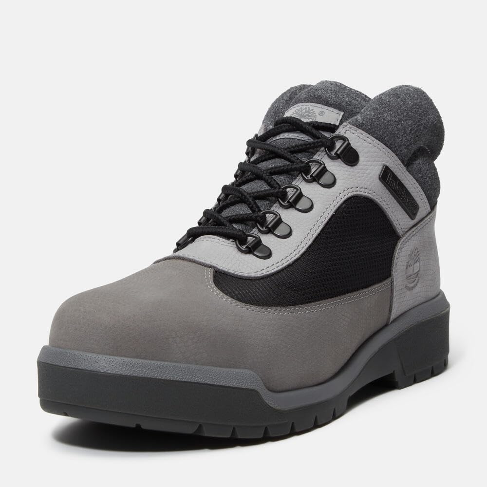 Timberland Waterproof Field Medium Grey Size Size Men's Boots, Nubuck, 8.0 (TB0A6DSWEL81), 26.0cm