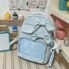 Schoolbag Gentle Sweet Wind Bow Backpack Korean ins Wind Student Party DIY Transparent Window Class Travel Backpack