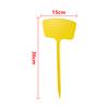 Fan-Shaped Plant Sign Ground Insertion Potted Flower Succulent Label Garden Thickened Plastic T-Shaped Waterproof Tag 1/10/20Pcs