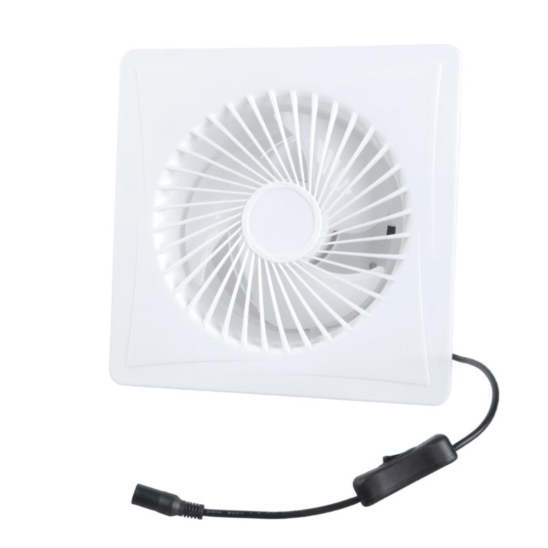 Solar Ventilation Fan 8W Panel Outdoor Shed Window Air Distribution Blower