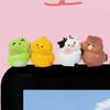 8pcs/set Computer Display Screen Animal Model Cattle Center Console Doll  Navigator