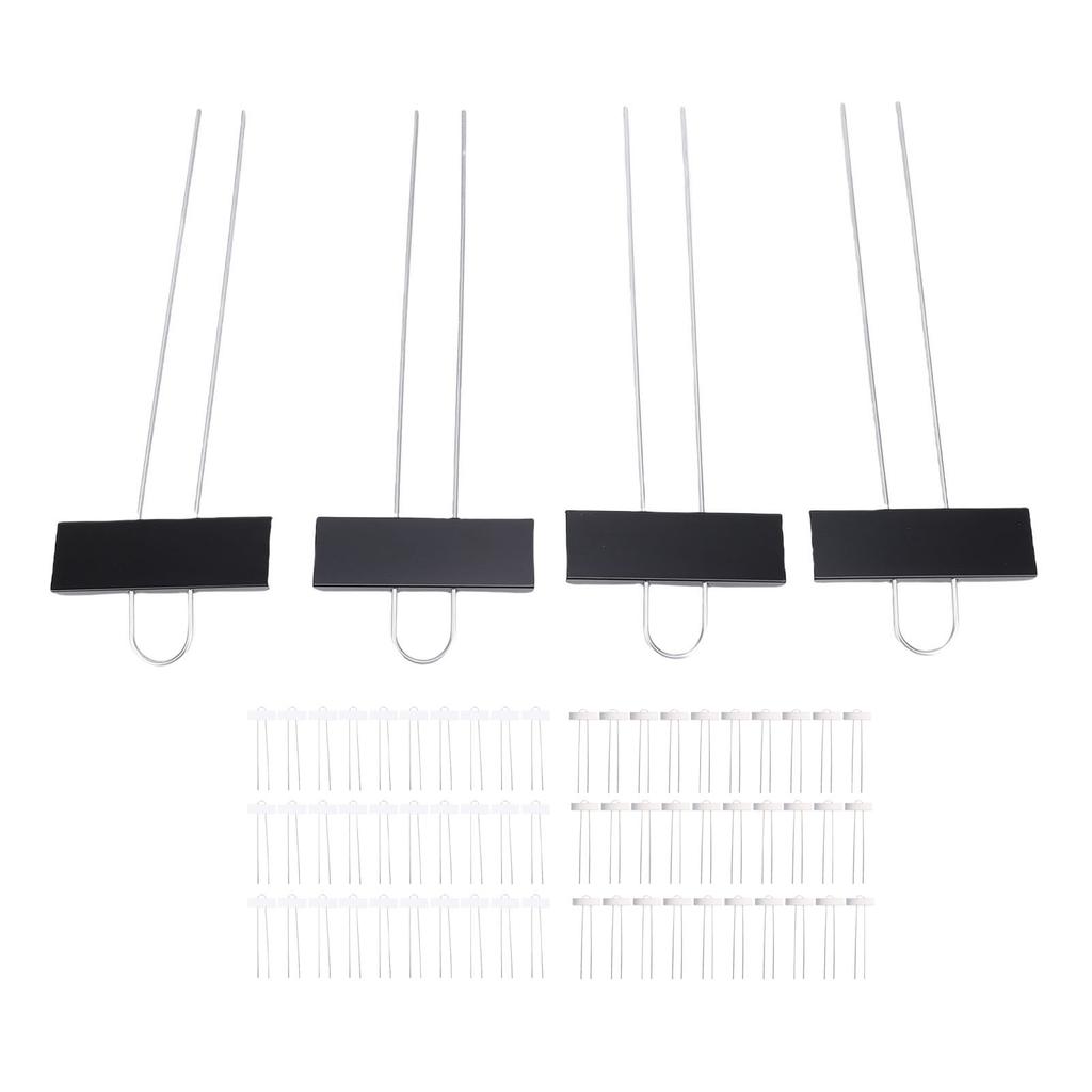 30Pcs Plant Labels Galvanized Steel Weatherproof Reusable Garden Markers for Greenhouses Potted Plan