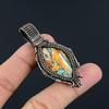 Spiny Oyster Handmade Gemstone Pendant, 999 Copper Wire Wrapped Pendant Designer Jewelry, For Anniversary Gift