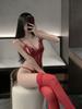 Hot Lingerie Sexy Red Christmas Naughty Underwear Push Up Bra Bodysuit Lingerie See Through Intimate Sensual Lenceria Female