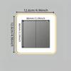 Modern Light Switch Sticker Acrylic Dustproof Switch Outlet Protective Cover Switch Wall Sticker For Living Room Home Decor