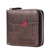 Men's Wallet, 20% Off Retro Zipper Short Multi-card Multi-function Clip Casual Bag