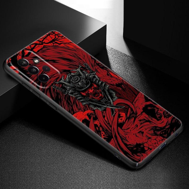 Japanese Samurai Art Phone Case For Samsung Galaxy A21 A30 A50 A52 S A13 A22 A32 A33 A53 A73 5G A11 A12 A31 A51 A70 A71 A72