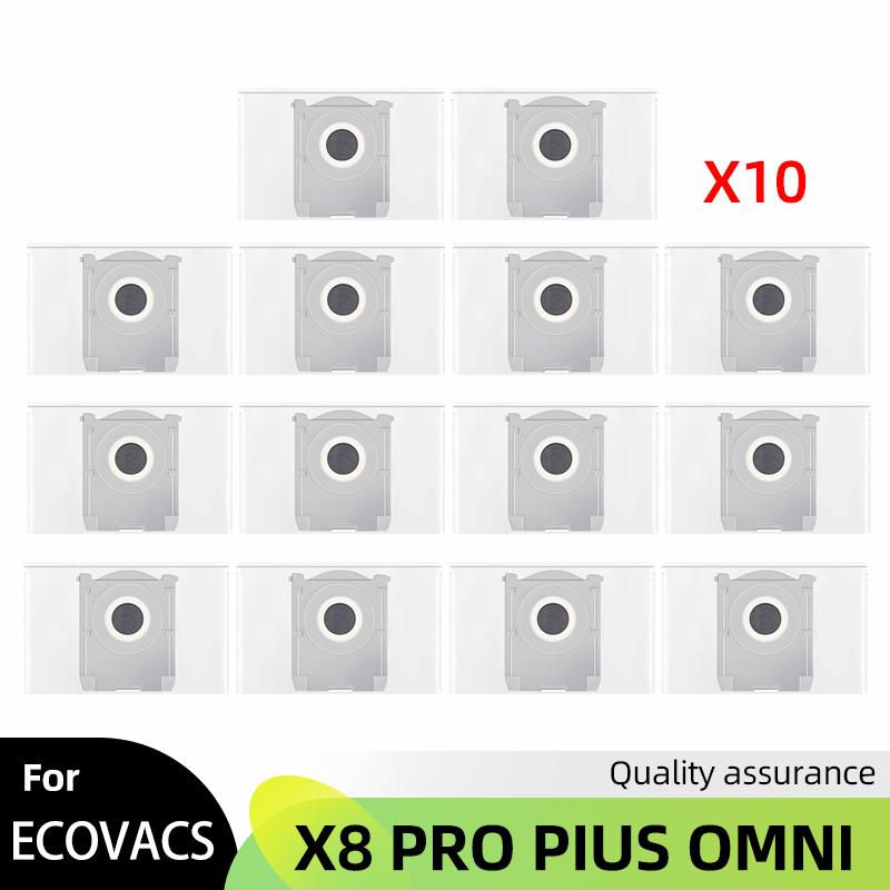 

Підходить для Ecovacs X8 Pro Omni Аксесуари Основна бічна щітка Фільтр Hepa Ганчірка Мішок для пилу Запчастини для заміни