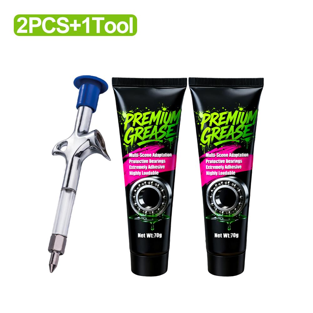 1-5PCS Bicycle Grease Green Applesauce Bearing Grease Motor Oil Lubricant Optional Grease Gun, Bicycle Maintenance Accessories