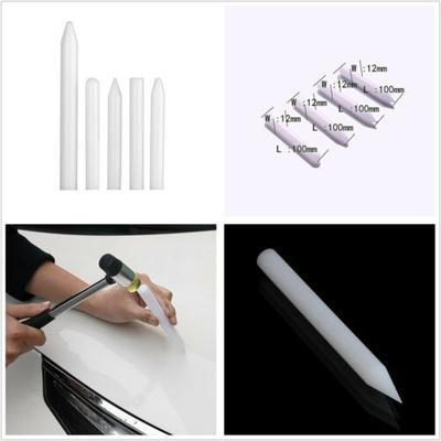 1 Satz mit 5 weißen Nylon-Knock-Down-Tapper-Karosserielack-Dellenreparaturwerkzeugen