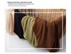 Women's Black Ribbed Slimming Semi-High Neck Knitted Top - Long Sleeve Autumn/Winter Fashion