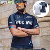 Wosawe Pánské horské kolo silniční kolo šetrné k pokožce pohodlné lehké prodyšné rychleschnoucí jezdecké reflexní sportovní top s dlouhým rukávem