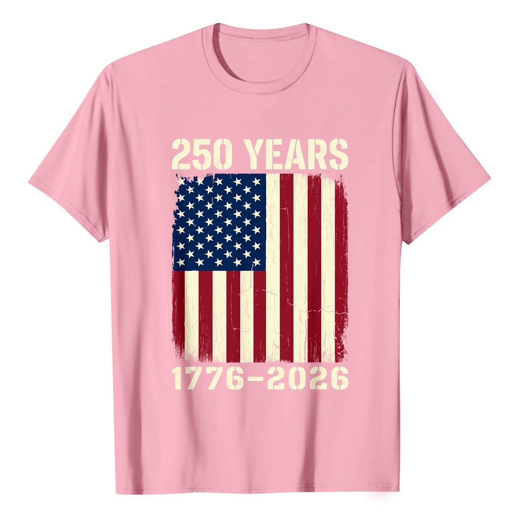 Women's Casual Printed T-Shirt Round Neck Pullover Short Sleeve Top
