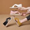 Summer bag heel Roman sandals new soft-soled lazy flat shoes two wear cool slippers