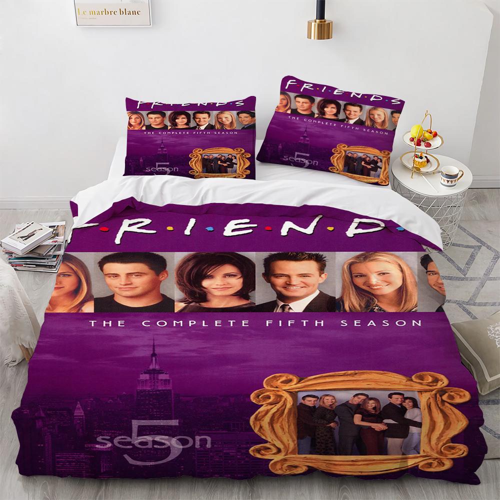 Bettdecke Twin/Full/Queen/King Größe Friends TV-Show - Thematisches Bettwäsche-Set Mit Und Für Schlafzimmerdekoration