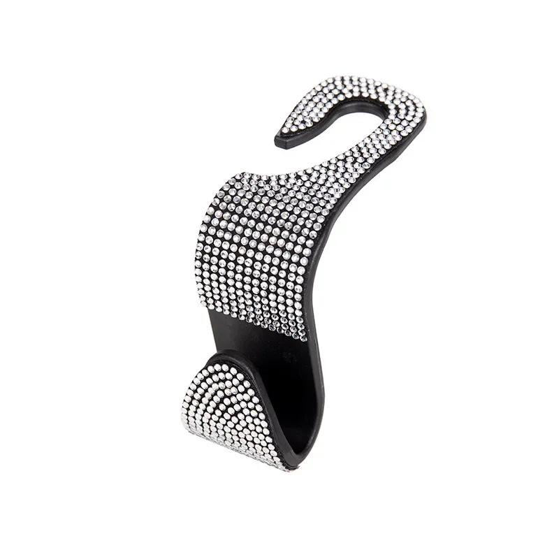 Bling Fahrzeugsitz Kopfstützenhaken Vordersitz, Auto Haken Bling Automobil Kleiderbügel für Geldbörse, Tasche, Handtasche, Lebensmittel, Auto Zubehör